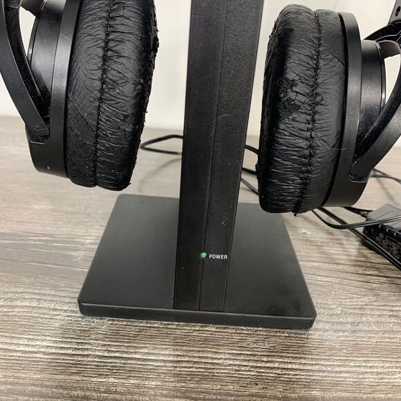 Sony Wireless Over Ear Headphones w/ Charging Aux Dock MDR-RF985R TESTED - Picture 2 of 11